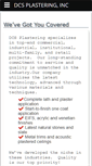 Mobile Screenshot of dcsplastering.com