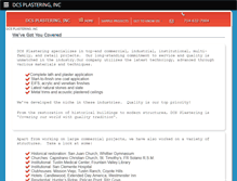 Tablet Screenshot of dcsplastering.com